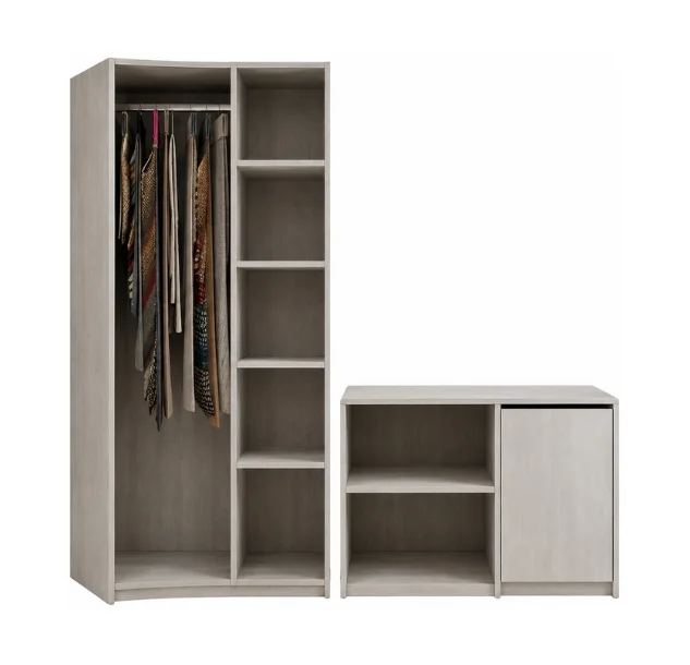 Suite Éclat Minéral 18 Armoire ouverte pour chambre d'hôtel moderne Suite Éclat Minéral fabriquée en Algérie par Meubles Dzign