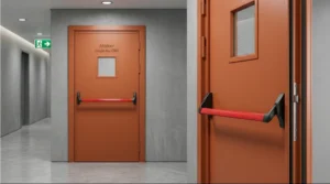 Bloc-porte métallique coupe-feu AFRIDOOR