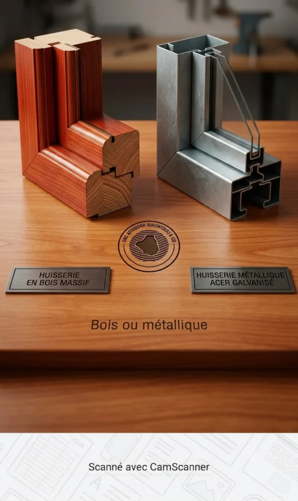 Composition de l’huisserie (cadre) — bloc-porte AFRIDOOR