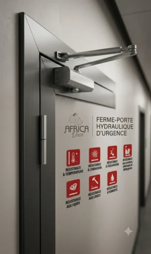 Quincaillerie technique — ferme-porte et barre anti-panique AFRIDOOR